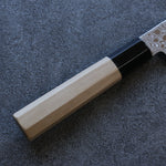 Misuzu AUS10 Damascus Migaki Finished Nakiri  165mm Magnolia Handle - Japannywholesale