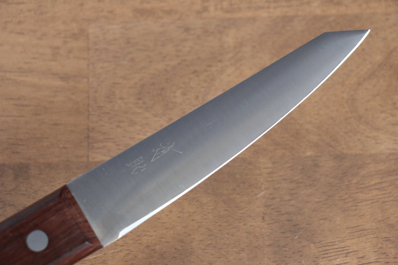 Seisuke Sanzoku Japanese Steel Honesuki Boning (Maru)  150mm Shitan Handle - Japannywholesale