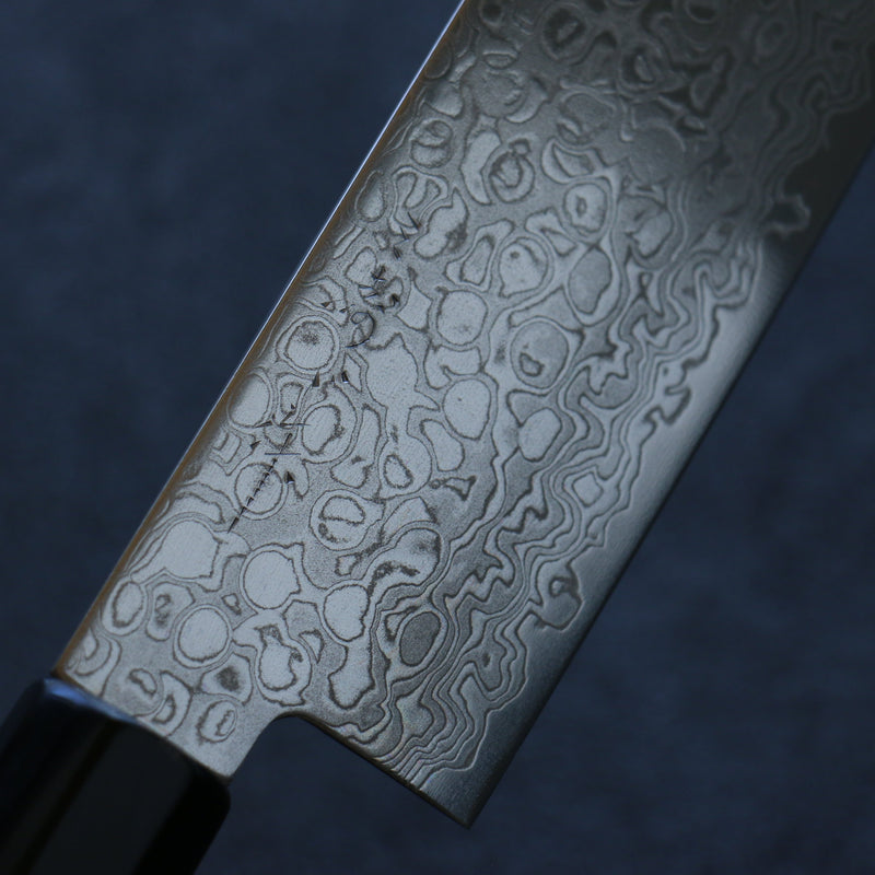 Misuzu AUS10 Damascus Migaki Finished Nakiri  165mm Magnolia Handle - Japannywholesale