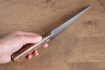 Seisuke Sanzoku Japanese Steel Honesuki Boning  150mm Shitan Handle - Japannywholesale