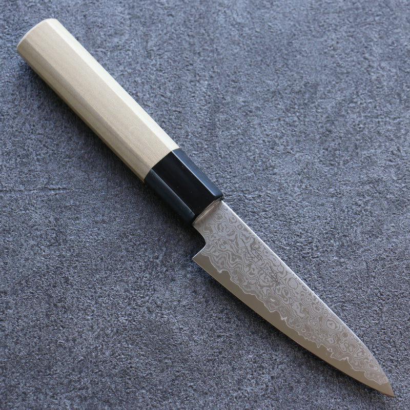 Seisuke VG10 Damascus Petty-Utility  105mm Magnolia Handle - Japannywholesale