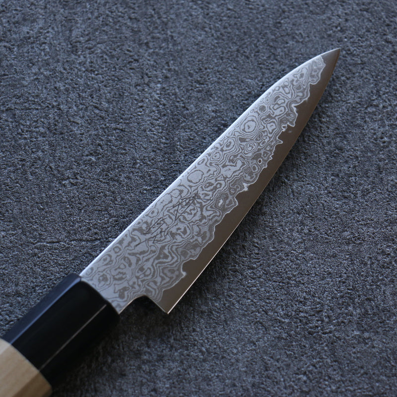 Seisuke VG10 Damascus Petty-Utility  105mm Magnolia Handle - Japannywholesale