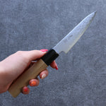 Seisuke VG10 Damascus Petty-Utility  105mm Magnolia Handle - Japannywholesale