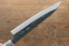 Masakage Masakage Mizu Blue Steel No.2 Black Finished Petty-Utility  150mm with American Cherry Handle - Japannywholesale