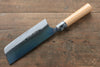 Masakage Masakage Mizu Blue Steel No.2 Black Finished Nakiri  170mm with American Cherry Handle - Japannywholesale