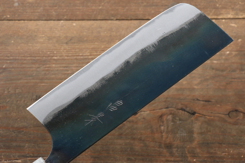 Masakage Masakage Mizu Blue Steel No.2 Black Finished Nakiri  170mm with American Cherry Handle - Japannywholesale