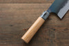 Masakage Masakage Mizu Blue Steel No.2 Black Finished Nakiri  170mm with American Cherry Handle - Japannywholesale