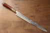 Sakai Takayuki Tenryu Uzushio Blue Steel No.2 Dragon Engraved Yanagiba  300mm Red Ebony Wood Handle with Sheath - Japannywholesale