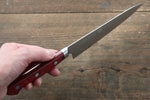 Takamura Knives SG2 Petty-Utility  150mm with Red Pakka wood Handle - Japannywholesale