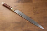 Sakai Takayuki Tenryu Uzushio Blue Steel No.2 Dragon Engraved Yanagiba  300mm Red Ebony Wood Handle with Sheath - Japannywholesale