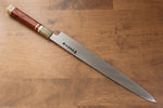 Sakai Takayuki Tenryu Uzushio Blue Steel No.2 Dragon Engraved Yanagiba  300mm Red Ebony Wood Handle with Sheath - Japannywholesale