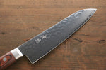 Seisuke VG10 33 Layer Damascus Santoku  180mm Mahogany Handle - Japannywholesale