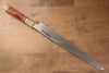 Sakai Takayuki Tenryu Uzushio Blue Steel No.2 Dragon Engraved Yanagiba  300mm Red Ebony Wood Handle with Sheath - Japannywholesale