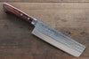 Kunihira Tanzo VG1 Hammered Usuba  165mm Mahogany Handle - Japannywholesale