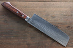 Kunihira Tanzo VG1 Hammered Usuba  165mm Mahogany Handle - Japannywholesale