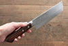 Kunihira Tanzo VG1 Hammered Usuba  165mm Mahogany Handle - Japannywholesale