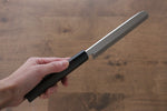 Jikko Silver Steel No.3 Kamagata Usuba  165mm Shitan Handle - Japannywholesale