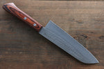 Kunihira VG1 Hammered Santoku  170mm Mahogany Handle - Japannywholesale