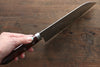 Kunihira VG1 Hammered Santoku  170mm Mahogany Handle - Japannywholesale