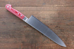 Sakai Takayuki Grand Chef Grand Chef Swedish Steel-stn Gyuto  210mm Red Micarta Handle - Japannywholesale