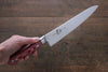 Sakai Takayuki Grand Chef Grand Chef Swedish Steel-stn Gyuto  210mm Red Micarta Handle - Japannywholesale