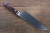 Sakai Takayuki Grand Chef Grand Chef Swedish Steel-stn Santoku  180mm Brown Micarta Handle - Japannywholesale