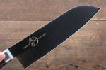 Sakai Takayuki Grand Chef Grand Chef Swedish Steel-stn Santoku  180mm Brown Micarta Handle - Japannywholesale