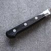 Seisuke Nami AUS10 Mirrored Finish Damascus Petty-Utility  135mm Black Pakka wood Handle - Japannywholesale