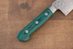 Sakai Takayuki VG10 17 Layer Damascus Santoku  170mm Green Pakka wood Handle - Japannywholesale