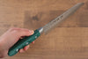 Sakai Takayuki VG10 17 Layer Damascus Santoku  170mm Green Pakka wood Handle - Japannywholesale