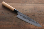 Seisuke Blue Steel No.2 Nashiji Gyuto, Santoku, Petty Japanese Chef Knives Set - Japannywholesale