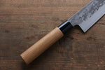 Seisuke Blue Steel No.2 Nashiji Gyuto, Nakiri, Petty Japanese Chef Knives Set - Japannywholesale