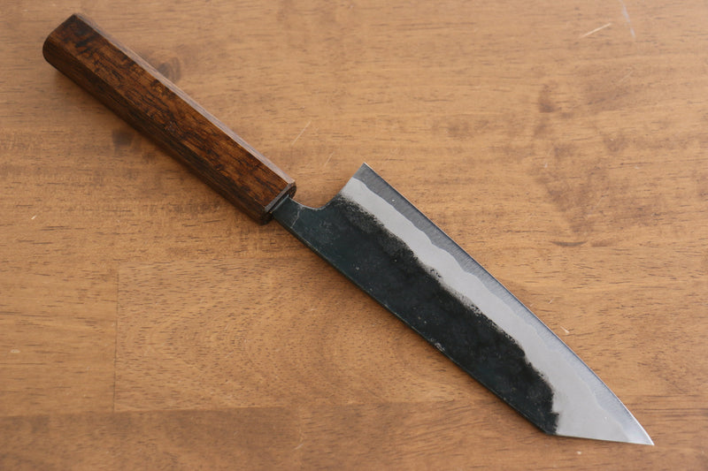 Kyohei  Shindo Blue Steel Black Finished Bunka  165mm Live oak Lacquered Handle - Japannywholesale