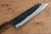 Kyohei  Shindo Blue Steel Black Finished Bunka  165mm Live oak Lacquered Handle - Japannywholesale