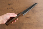 Kyohei  Shindo Blue Steel Black Finished Bunka  165mm Live oak Lacquered Handle - Japannywholesale