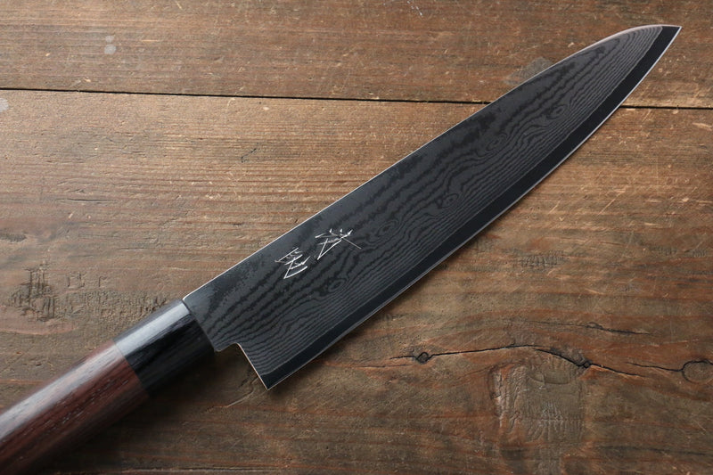 Seisuke VG10 63Layer Damascus Santoku 165mm & Gyuto 210mm Japanese Chef Knife Set - Japannywholesale