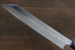 Hideo Kitaoka [Left Handed] White Steel No.2 Damascus Kiritsuke Yanagiba  240mm Shitan Handle - Japannywholesale