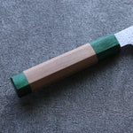 Seisuke Blue Super Hammered Bunka  165mm Walnut(With Double Green Pakka wood) Handle - Japannywholesale