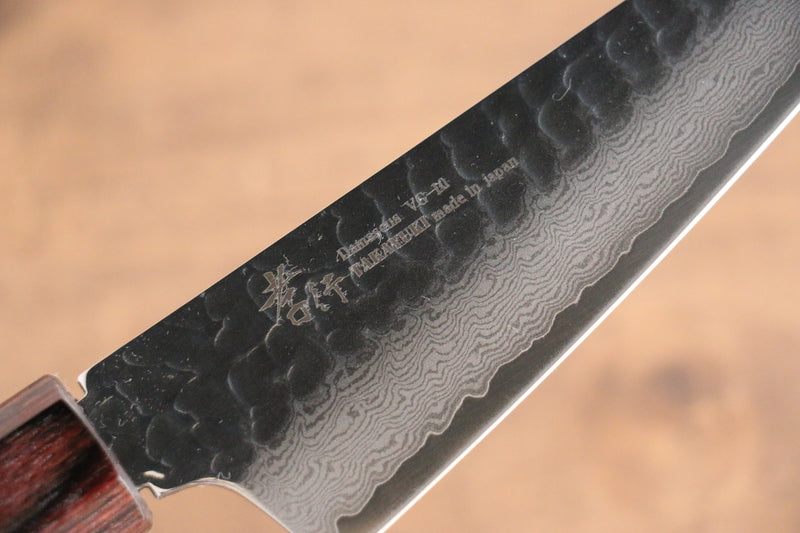 Sakai Takayuki VG10 33 Layer Damascus Sabaki  150mm Keyaki (Japanese Elm) Handle - Japannywholesale