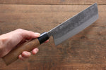 Seisuke Blue Steel No.2 Nashiji Gyuto, Nakiri, Petty Japanese Chef Knives Set - Japannywholesale