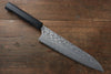 Yoshimi Kato SG2 Damascus Gyuto  210mm with Black Persimmon Handle A - Japannywholesale