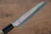 Choyo Blue Steel No.1 Mirrored Finish Kiritsuke Petty-Utility  135mm Magnolia Handle - Japannywholesale