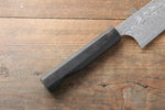 Yoshimi Kato SG2 Damascus Bunka  165mm with Black Persimmon Handle B - Japannywholesale