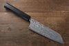 Yoshimi Kato SG2 Damascus Bunka  165mm with Black Persimmon Handle A - Japannywholesale