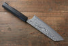 Yoshimi Kato SG2 Damascus Bunka  165mm with Black Persimmon Handle A - Japannywholesale