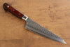 Sakai Takayuki VG10 33 Layer Damascus Sabaki  180mm Mahogany Pakka wood Handle - Japannywholesale