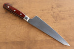 Sakai Takayuki VG10 33 Layer Damascus Sabaki  180mm Mahogany Pakka wood Handle - Japannywholesale