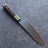 Sakai Takayuki JEWEL Emerald VG1 Santoku  180mm Wenge (Double Green Ring) Handle - Japannywholesale