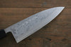Hideo Kitaoka White Steel No.2 Damascus Deba  180mm Shitan Handle - Japannywholesale