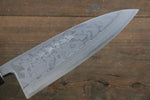 Hideo Kitaoka White Steel No.2 Damascus Deba  180mm Shitan Handle - Japannywholesale